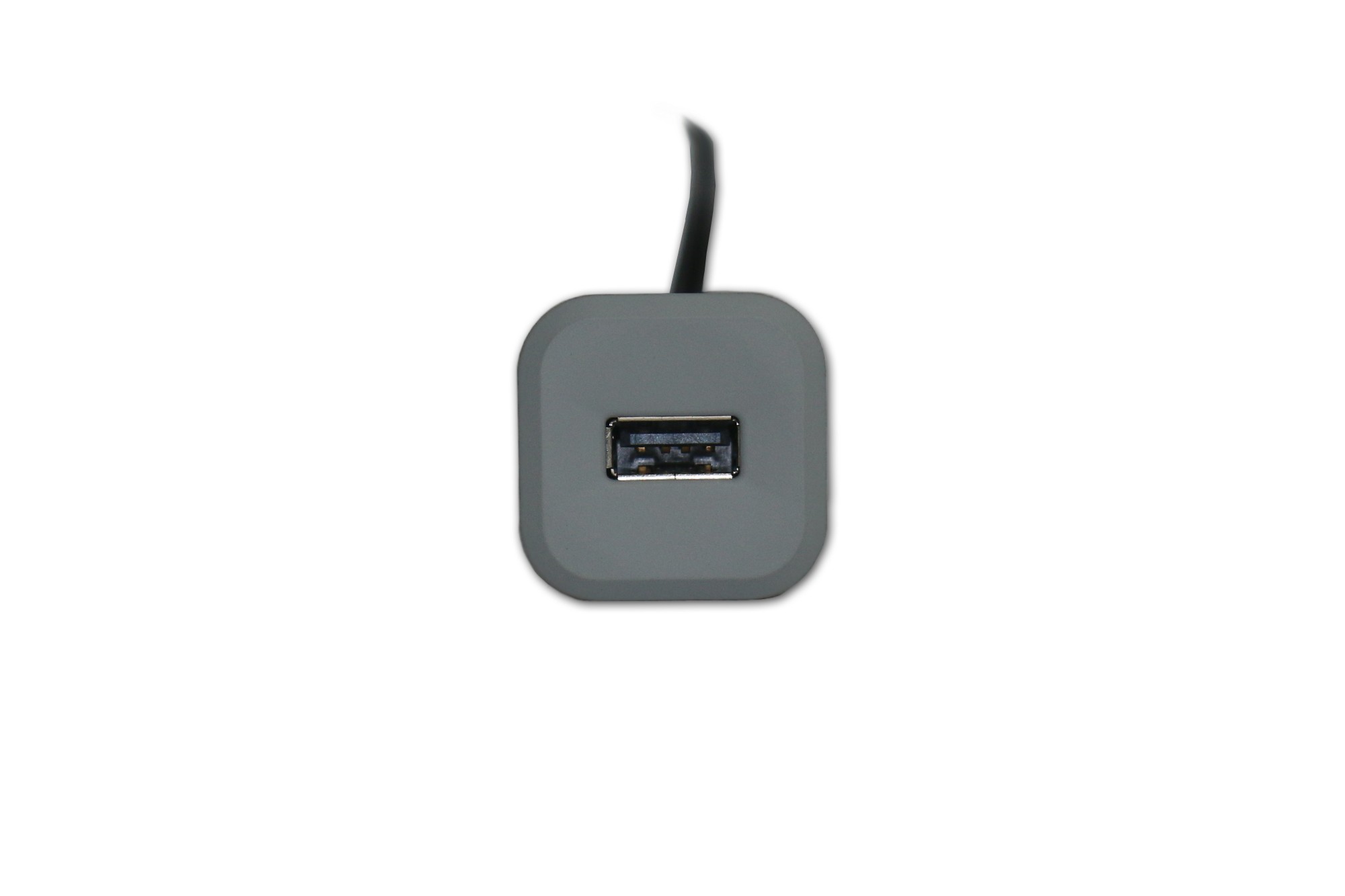 Mini Square USB Charger in Grey