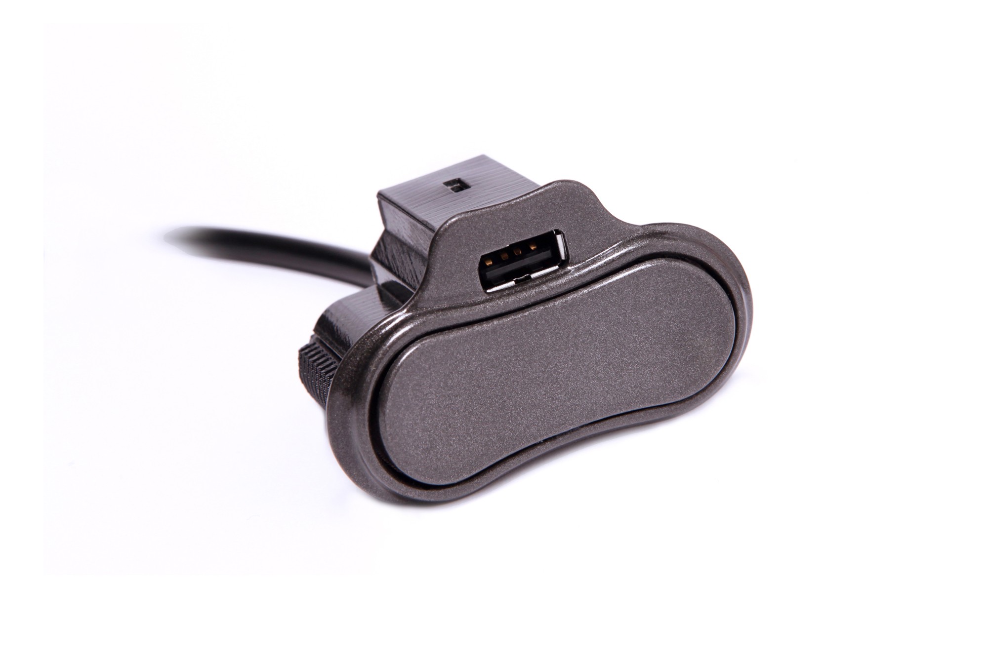 Power Recline Toggle Switch w/ Single USB Charger in stone finish