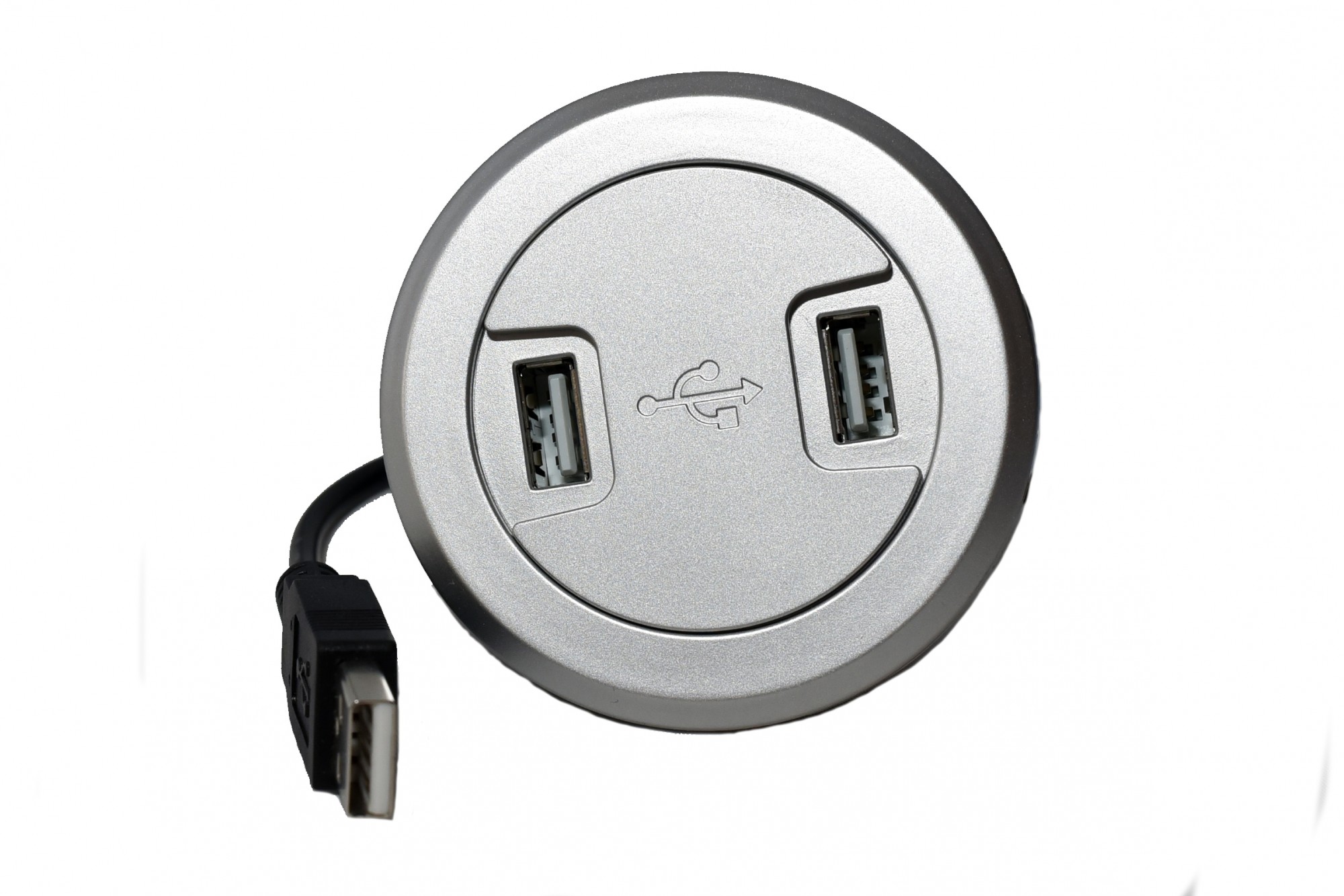 DUAL ROUND USB CHARGER