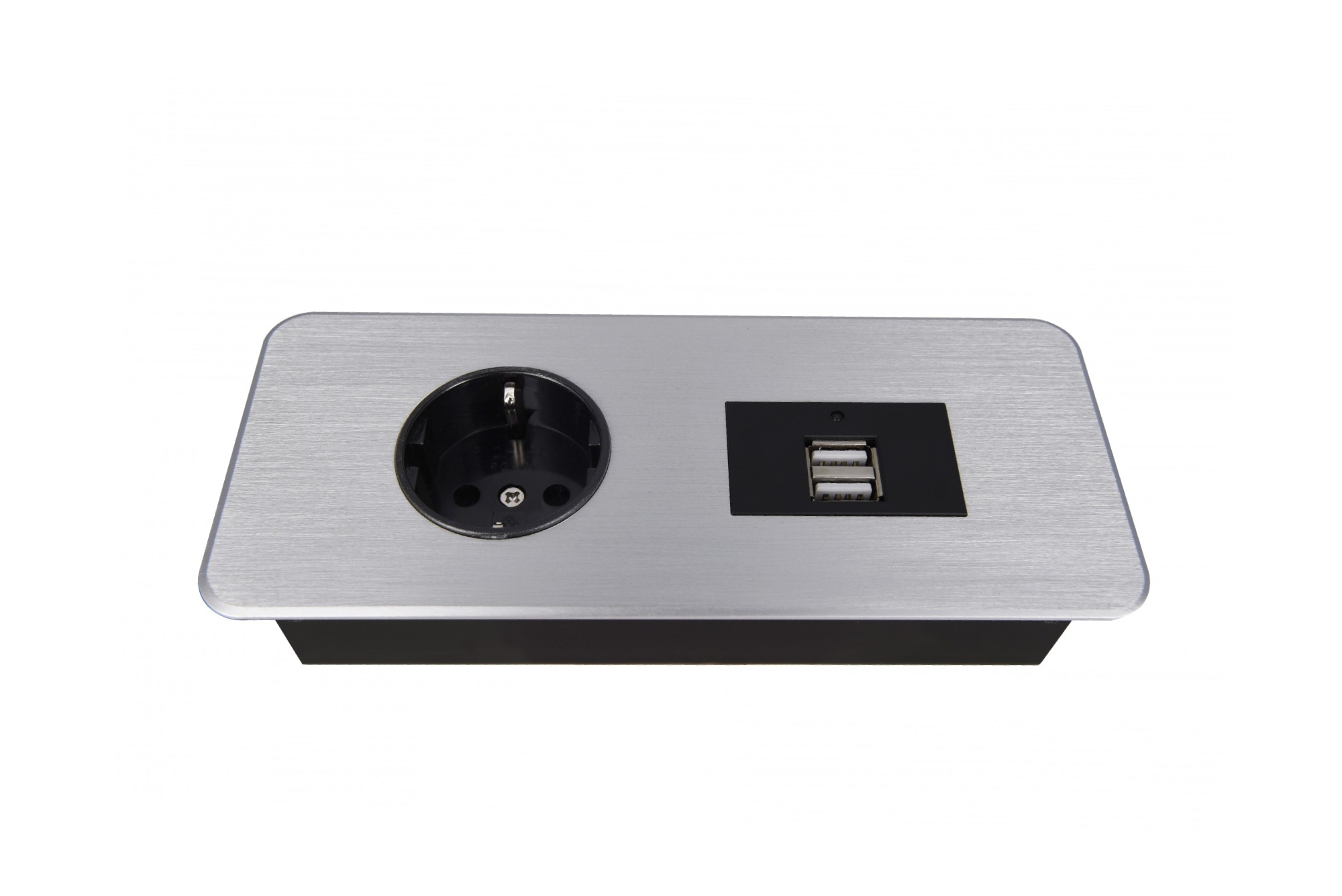 Power outlet with 2 USB charging