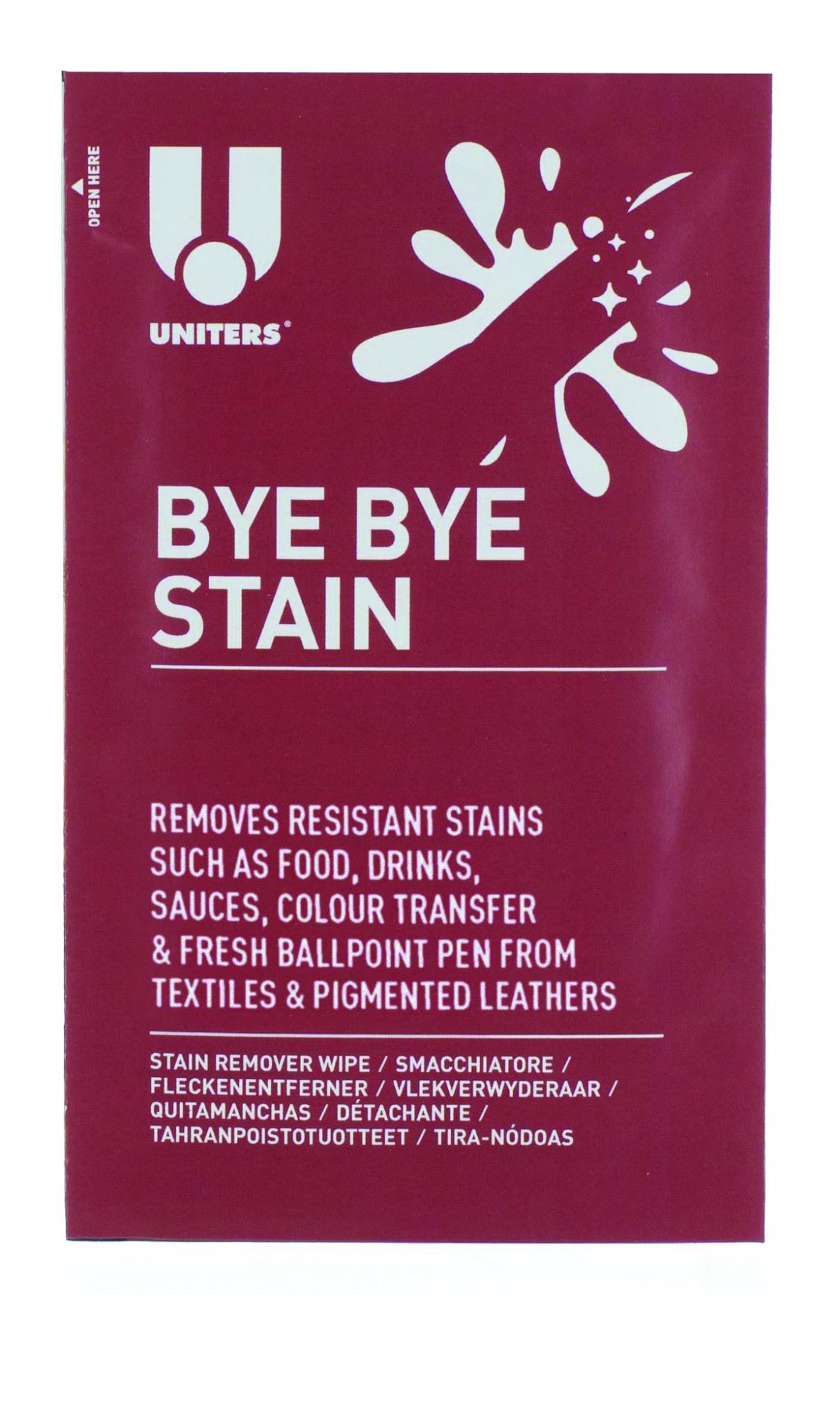 BYE BYE - STAIN REMOVER WIPE